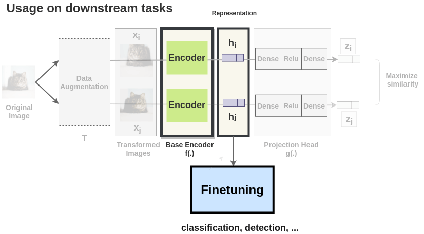 SimCLR downstream tasks