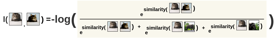 SimCLR softmax loss